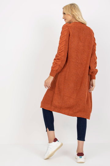 Tmavě oranžový dlouhý...