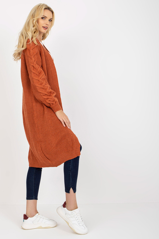 Tmavě oranžový dlouhý oversize... Tmavě oranžový dlouhý oversize...