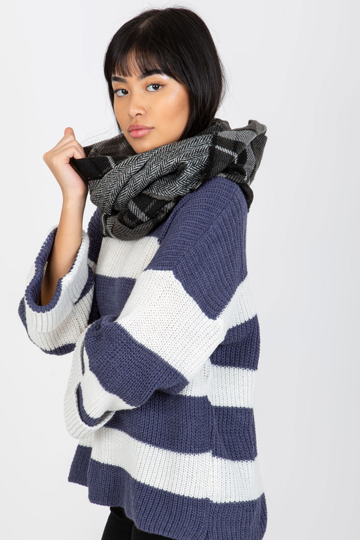 Komin AT-KM-1402.20 ČERNÁ/ŠEDÁ/BÍLÁ Komin AT-KM-1402.20 ČERNÁ/ŠEDÁ/BÍLÁ