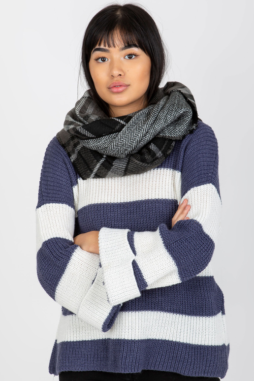 Komin AT-KM-1402.20 ČERNÁ/ŠEDÁ/BÍLÁ Komin AT-KM-1402.20 ČERNÁ/ŠEDÁ/BÍLÁ