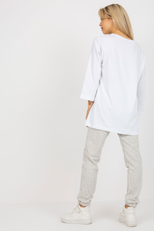 Světle šedý třídílný ležérní set s...