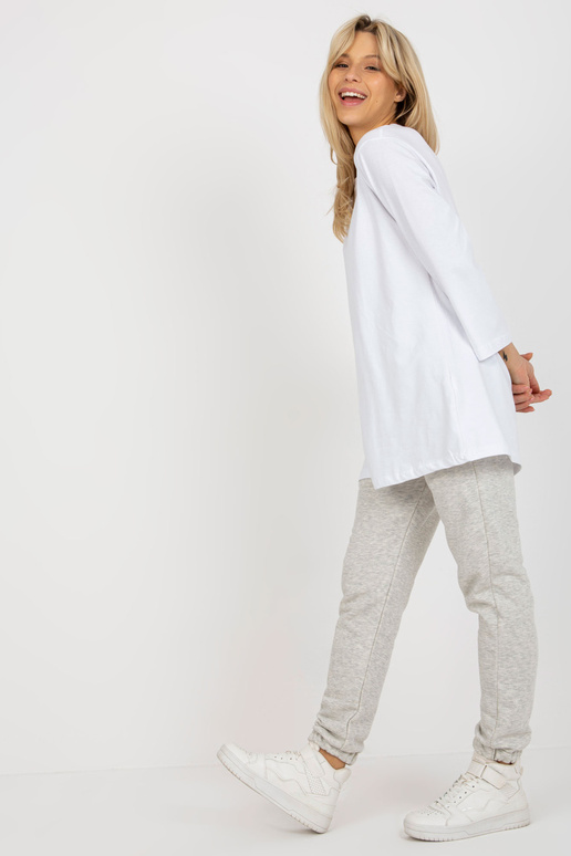 Světle šedý třídílný ležérní set s...