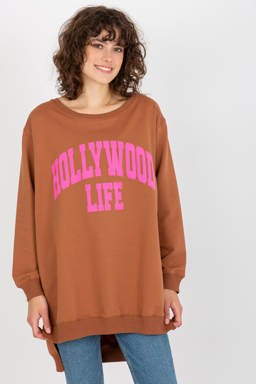 Bluza VI-BL-3102.01P L.HNĚDÁ/RŮŽ