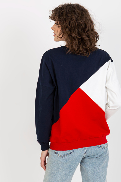 Námořnická modrá a červená basic...