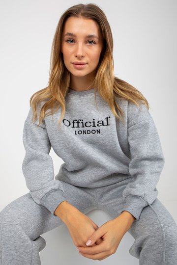 Šedá dvoudílná mikina s...