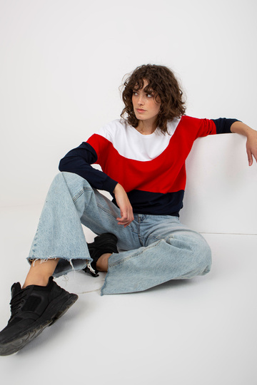 Bílá a tmavě modrá basic...