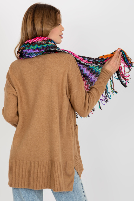 Dámský šátek v barevných vzorech s...