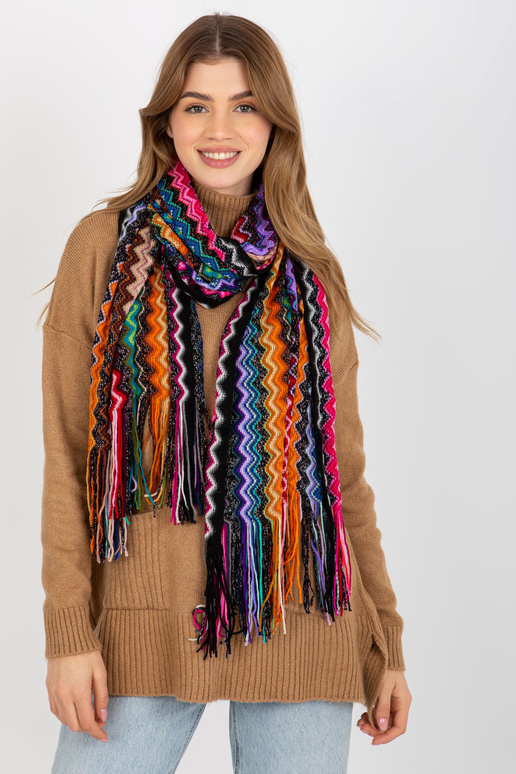 Dámský šátek v barevných vzorech s...