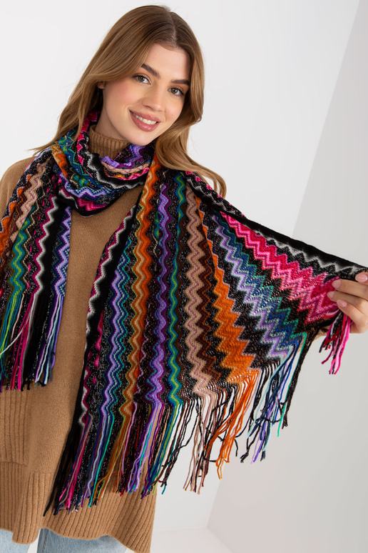 Dámský šátek v barevných vzorech s...