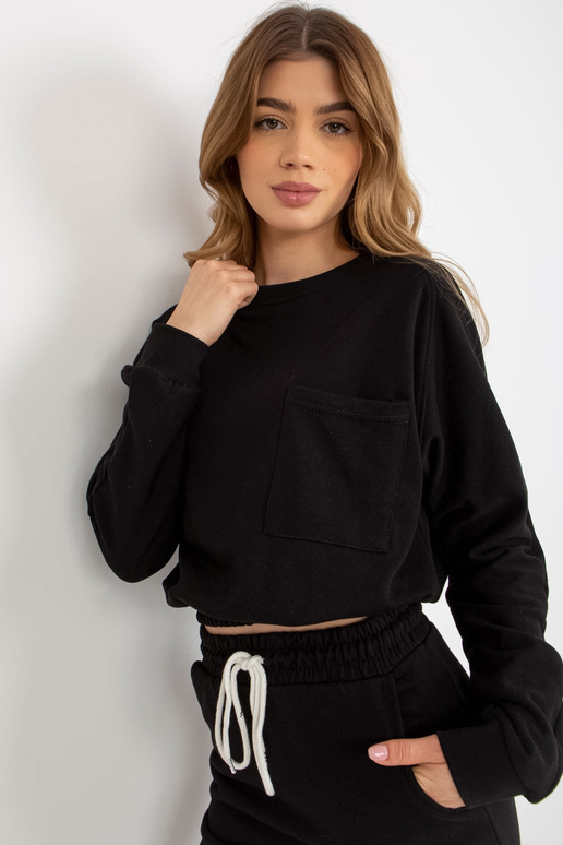 Černá ležérní základní sada s krátkou...