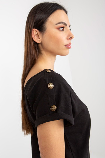 Černá ležérní halenka s... 2