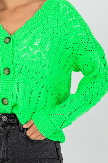 Fluo zelený prolamovaný...