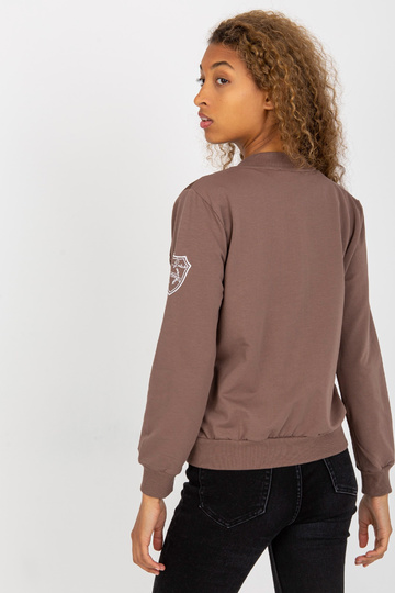 Hnědá prošívaná bomber... 2