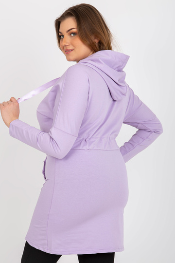 Fialová mikina s dlouhým... 2