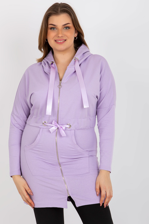 Fialová mikina s dlouhým zipem plus... Fialová mikina s dlouhým zipem plus...