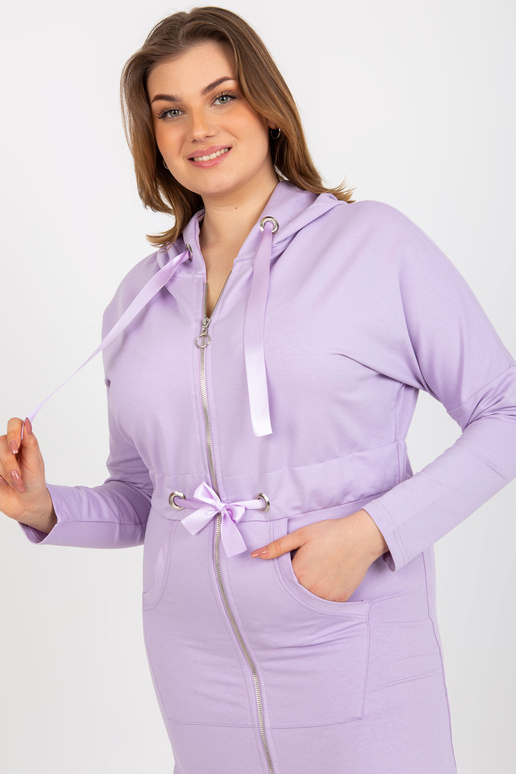 Fialová mikina s dlouhým zipem plus... Fialová mikina s dlouhým zipem plus...