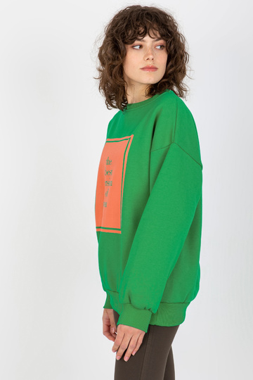 Zelená oversize mikina s... 2