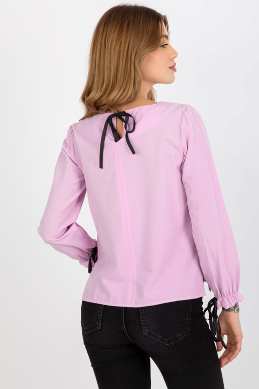 Světle fialová společenská halenka s...