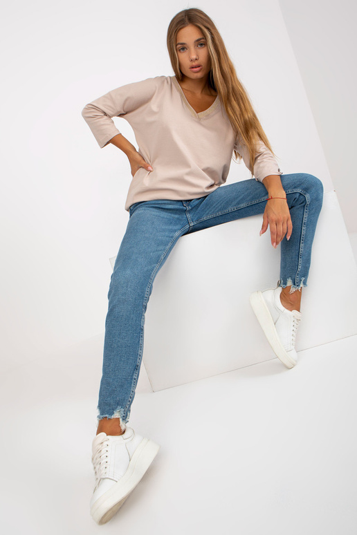 Béžová halenka pro každodenní nošení...