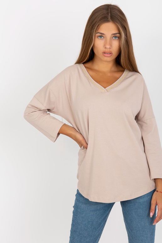 Béžová halenka pro každodenní nošení...