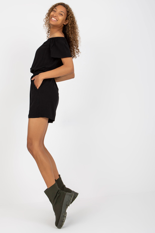 Černý krátký španělský overal se...