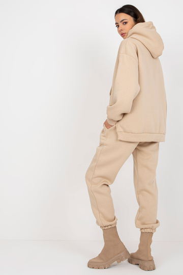 Béžová dvoudílná mikina s...