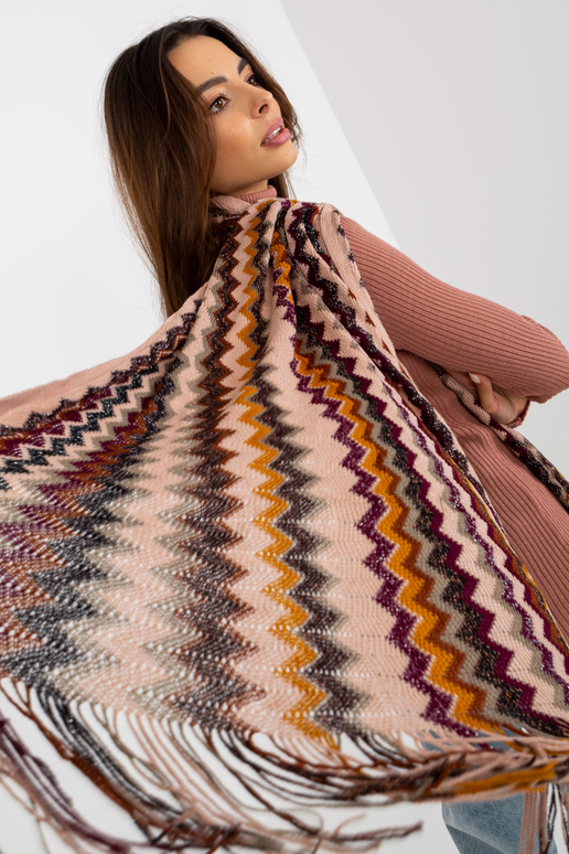 Šála-AT-SZ-2799.12X-tmavě růžová