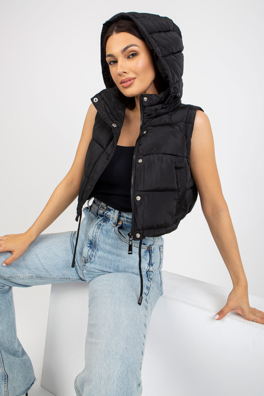 Schwarze Chickens Winterjacke 2v1 s...