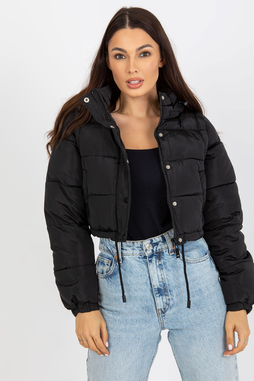 Schwarze Chickens Winterjacke 2v1 s...