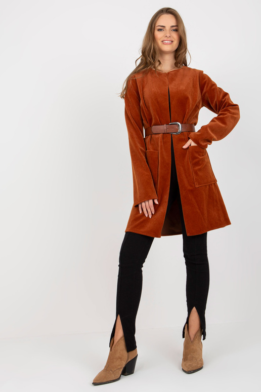 Světle hnědý elegantní přehoz na...