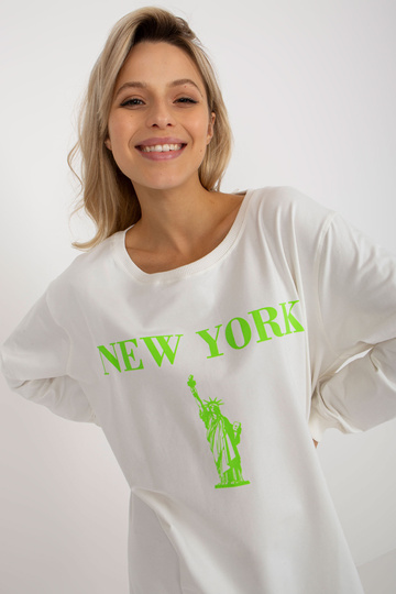 Bluza VI-BL-3212.15X ECRU/ZELENÁ