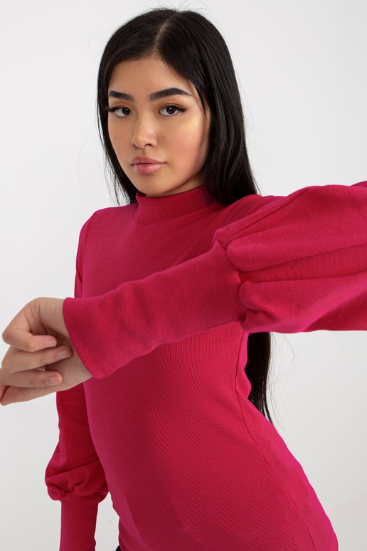 Bavlněná fuchsiová halenka se...