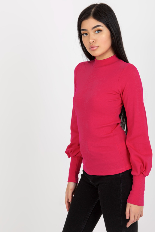 Bavlněná fuchsiová halenka se...