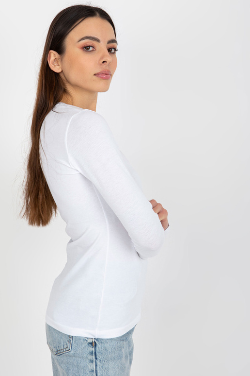 Bílá základní halenka s dlouhým... Bílá základní halenka s dlouhým...