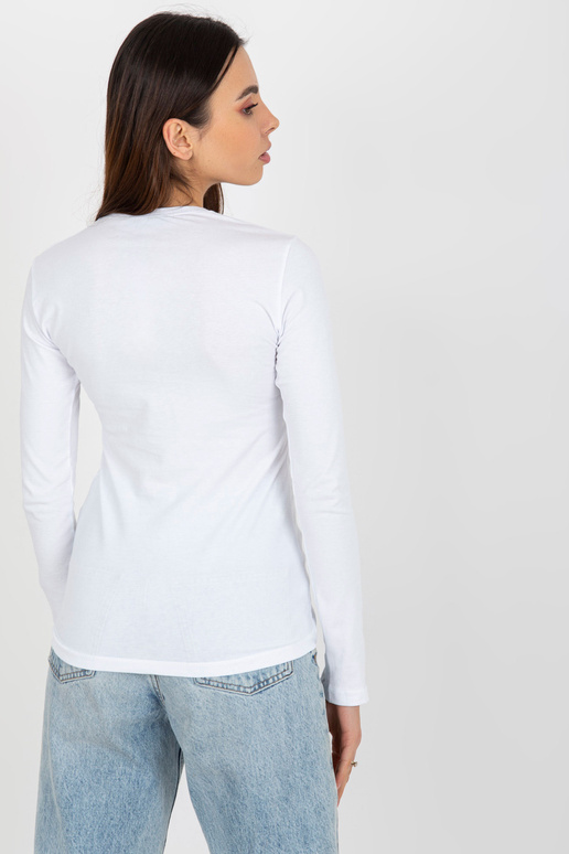 Bílá základní halenka s dlouhým... Bílá základní halenka s dlouhým...