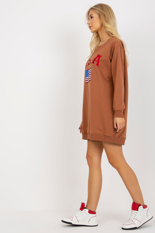 Bluza VI-BL-3192.23P SVĚTLE HNĚDÁ