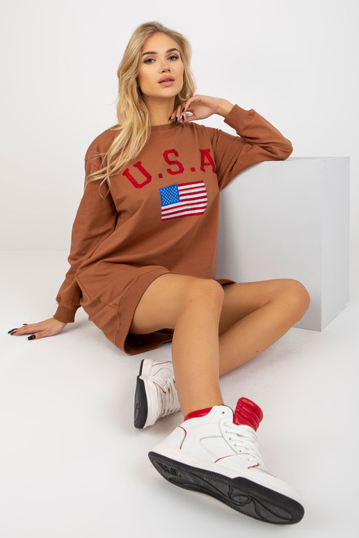 Bluza VI-BL-3192.23P SVĚTLE HNĚDÁ