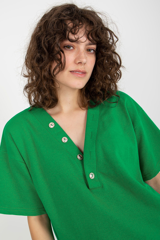 Zelená letní mikina s halenkou na...