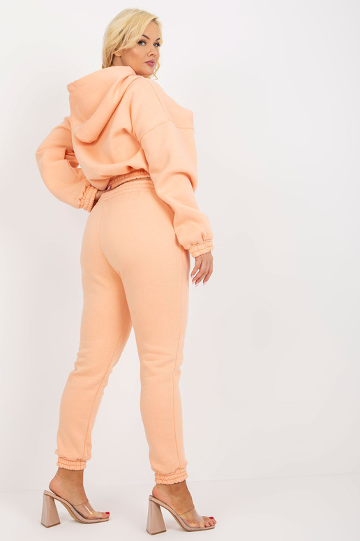 Broskvová mikina plus size základní... Broskvová mikina plus size základní...