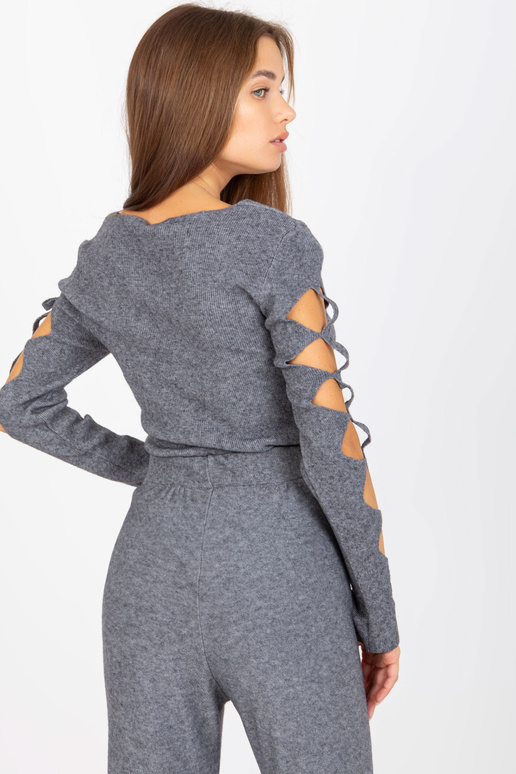 Sweter VI-SW-20253.29 TMAVĚ ŠEDÁ