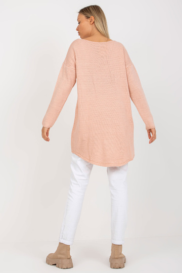 Špinavě růžový oversize...