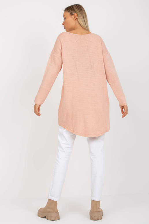 Špinavě růžový oversize svetr...