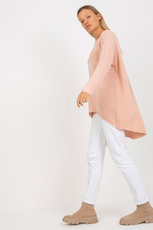 Špinavě růžový oversize svetr...