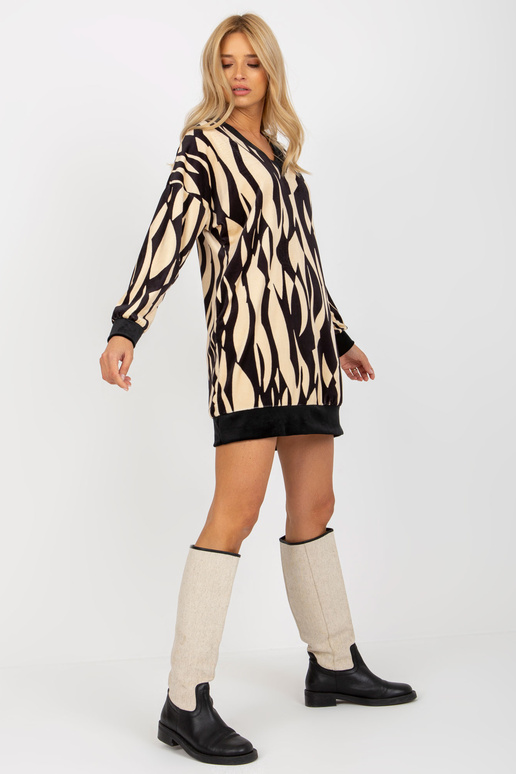 Tunika-RP-TU-8189-2.07-czarno-beżowy Tunika-RP-TU-8189-2.07-czarno-beżowy