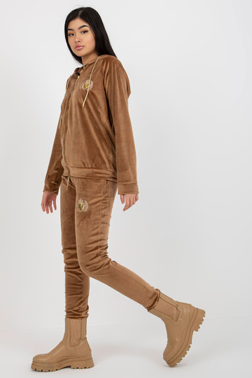 Velurový dámský set Camel s...