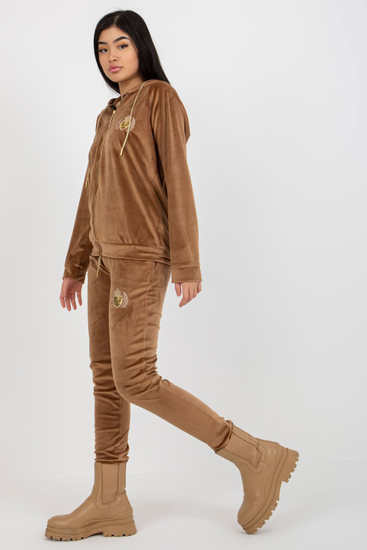 Velurový dámský set Camel s kardigany Velurový dámský set Camel s kardigany