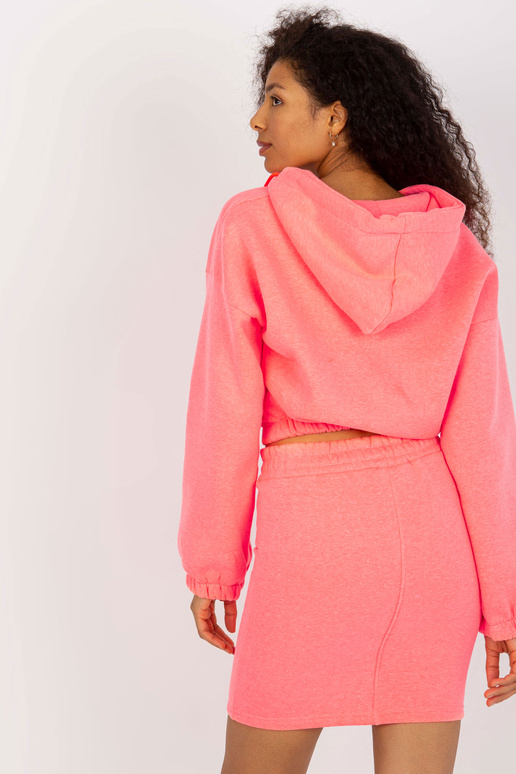 Fluo růžová mikina set basic s...