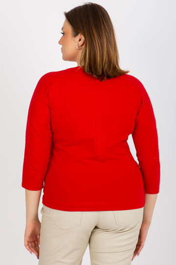 Červená halenka větší... 2