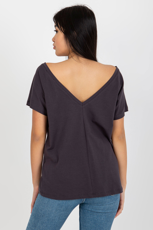 Grafitové volné základní tričko z... Grafitové volné základní tričko z...