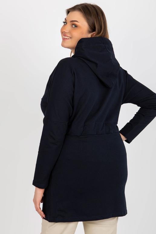 Námořnická modrá dlouhá mikina větší... Námořnická modrá dlouhá mikina větší...